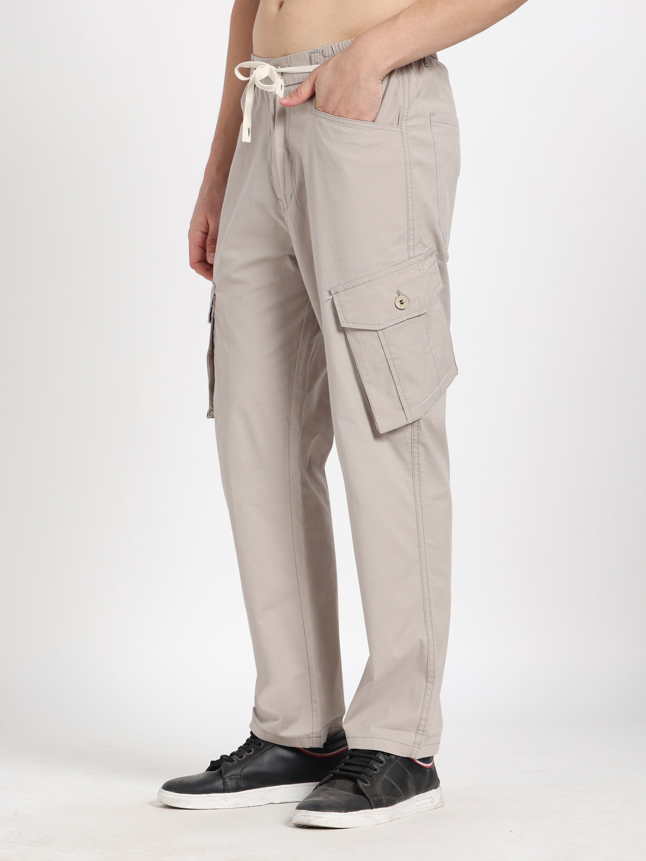 Cream beige Cargo Pant