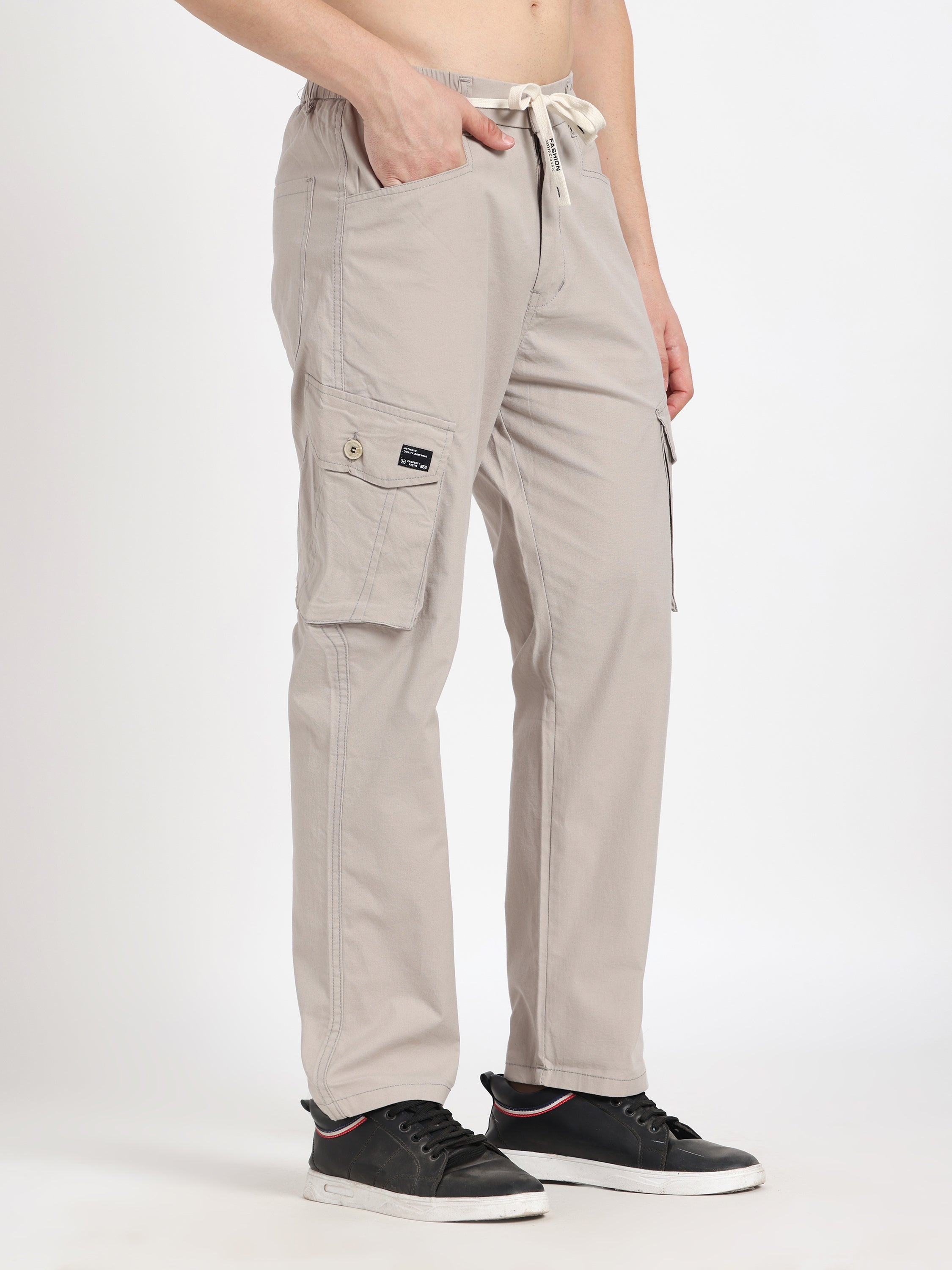 Cream beige Cargo Pant