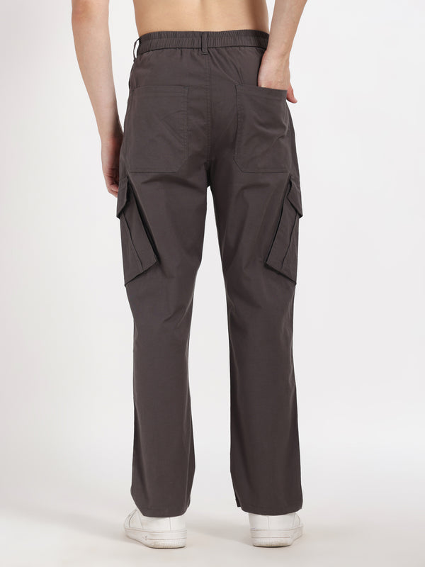Pale Grey Cargo Pant