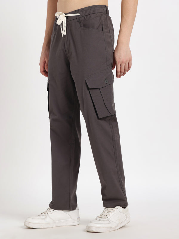 Pale Grey Cargo Pant