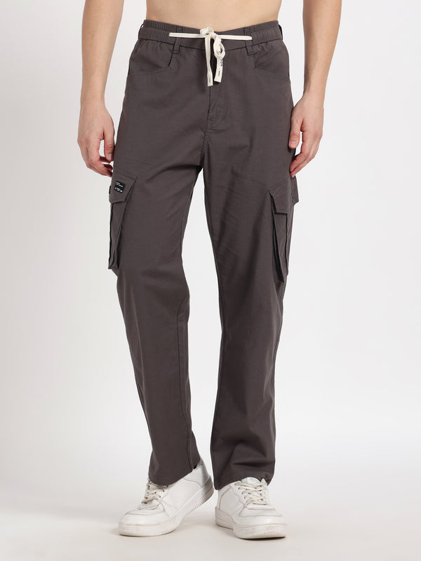 Pale Grey Cargo Pant