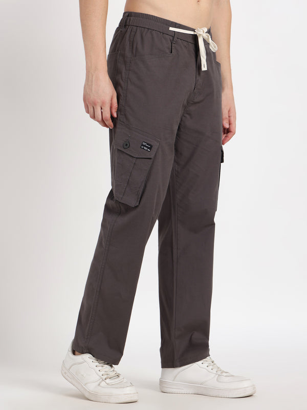 Pale Grey Cargo Pant