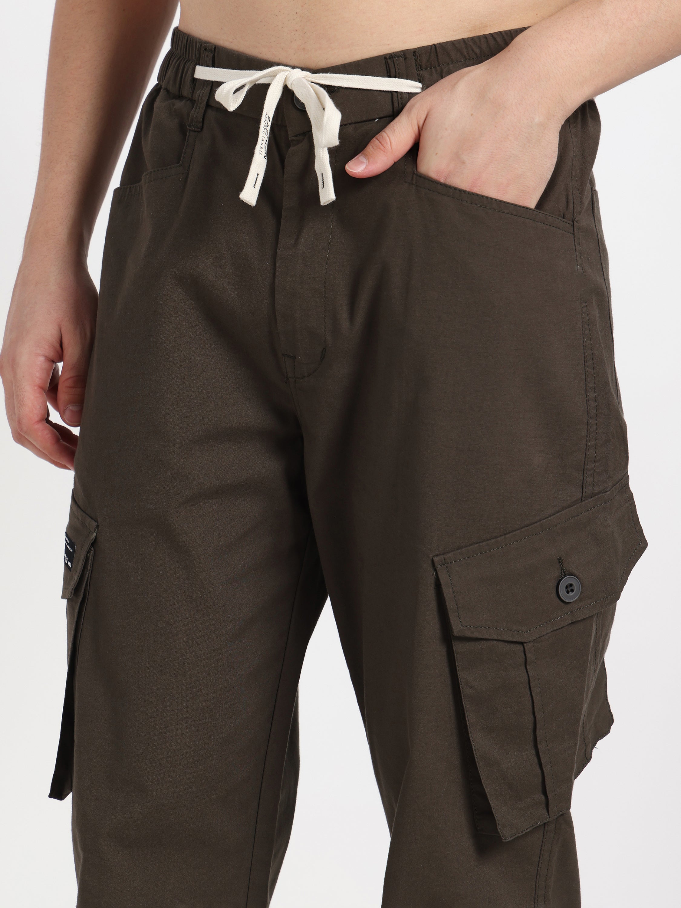 Olive Green Cargos