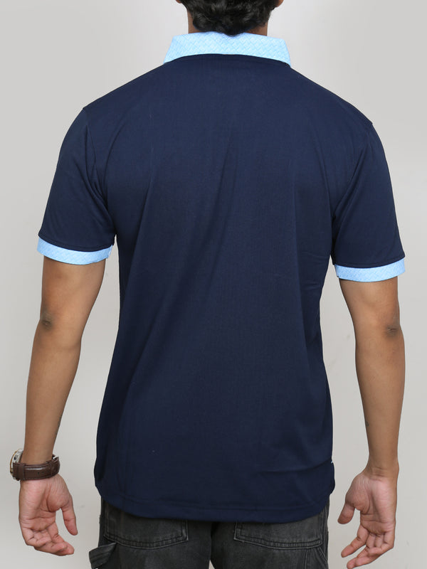 Solid Navy Blue | Polo T-Shirt
