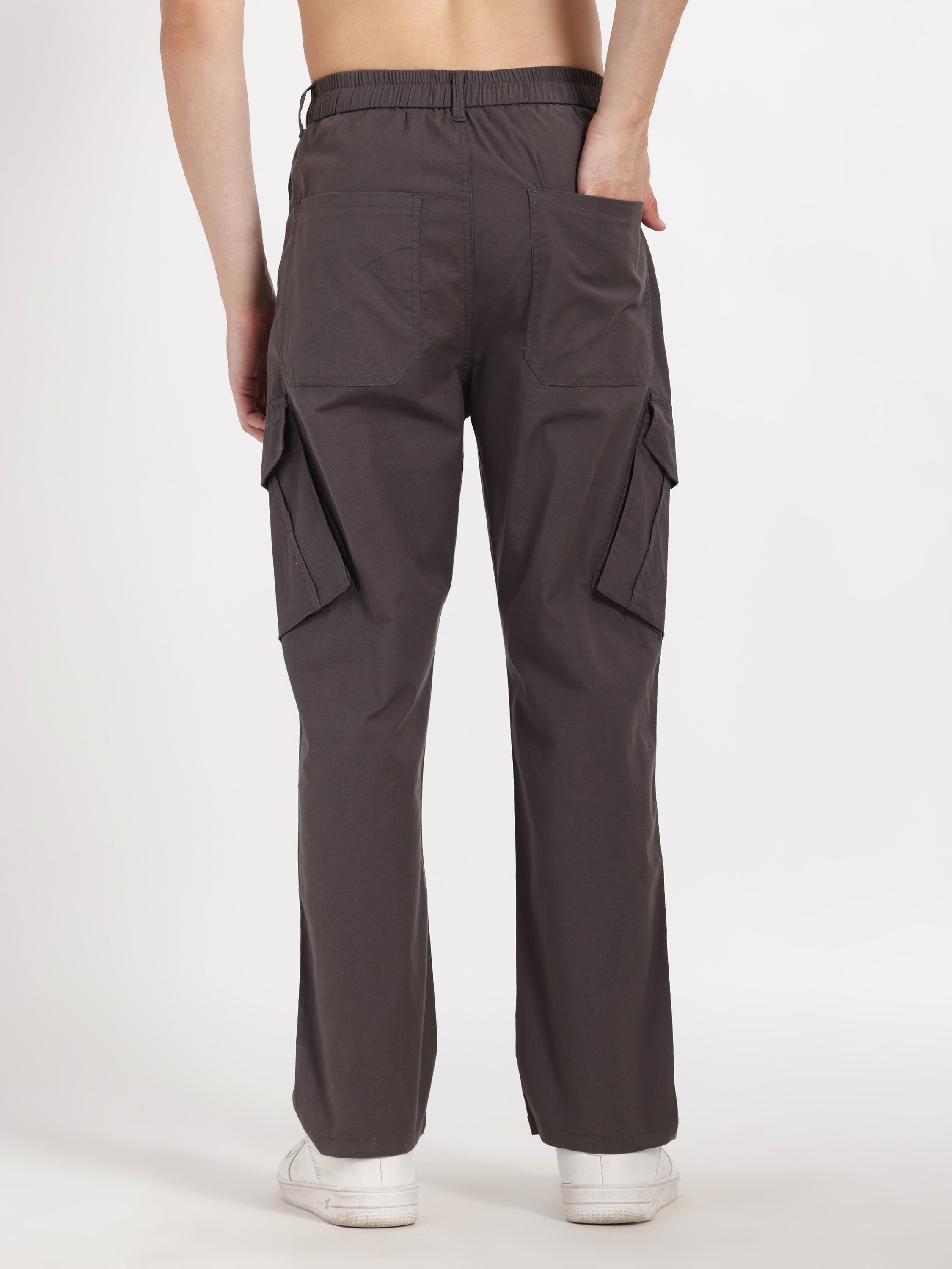 Pale Grey Cargo Pant