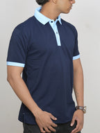 Solid Navy Blue | Polo T-Shirt
