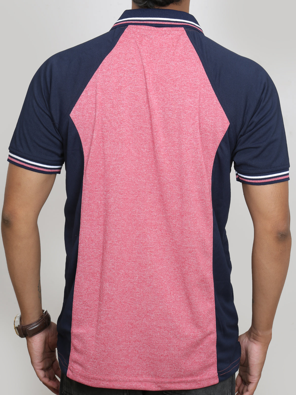 Melange Maroon | Polo T-Shirt